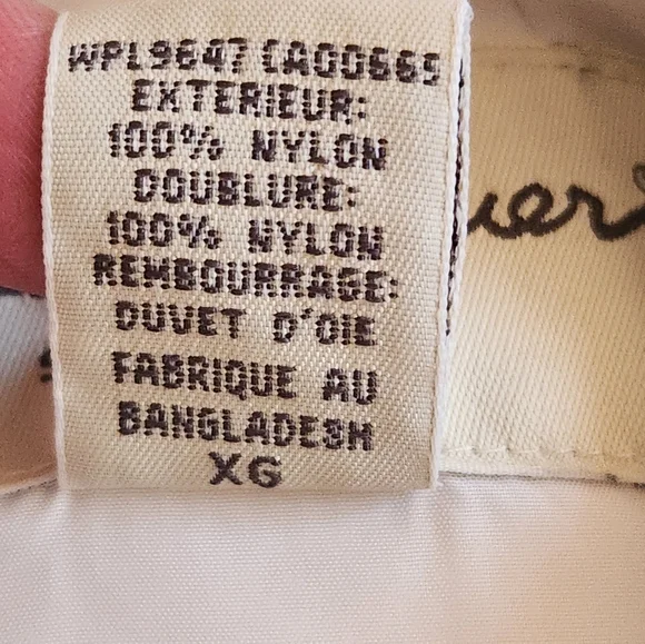 EDDIE BAUER Women's Puffer Vest Extra Large White Goose Down Lightweight - Picture 4 of 15